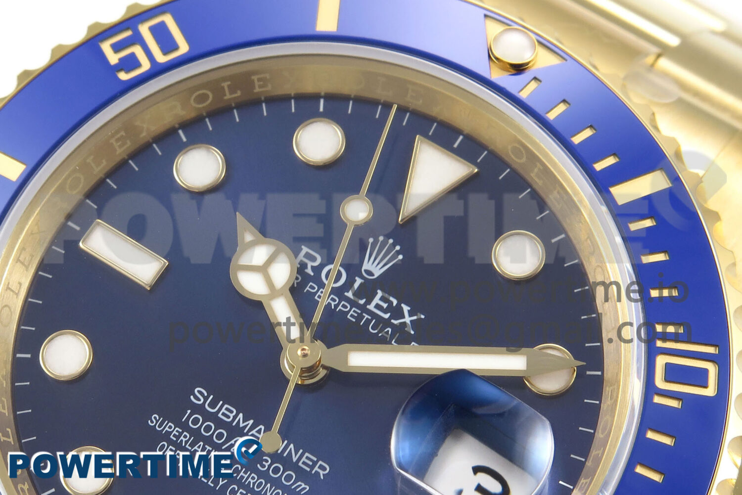 Submariner 41mm 126618 LB YG EWEF 1:1 Best Edition Blue Dial on YG Bracelet A3235 - Image 4