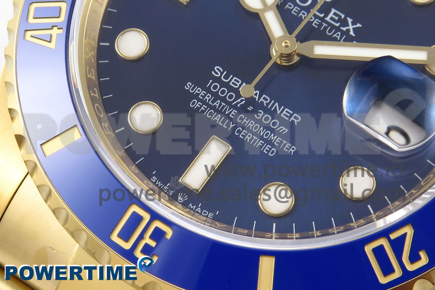 Submariner 41mm 126618 LB YG EWEF 1:1 Best Edition Blue Dial on YG Bracelet A3235 - Image 5