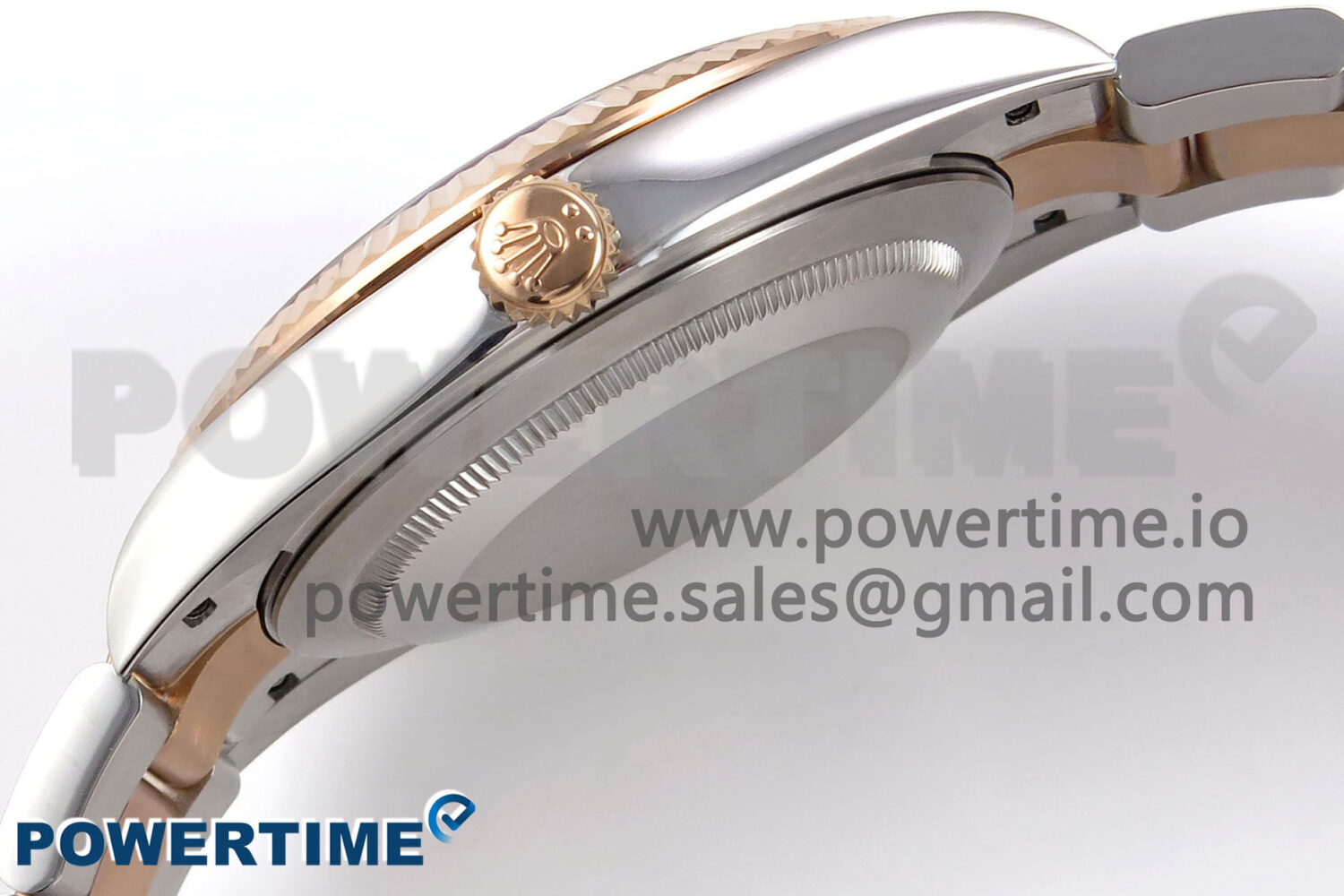 DateJust 41 126331 EWEF 1:1 Best Edition Gray Dial Green Roman Marker on SS/RG Oyster Bracelet A3235 - Image 6