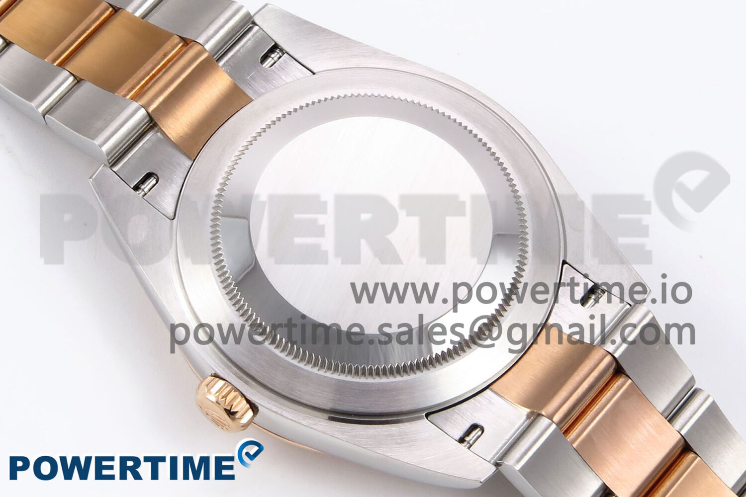 DateJust 41 126331 EWEF 1:1 Best Edition Gray Dial Green Roman Marker on SS/RG Oyster Bracelet A3235 - Image 8