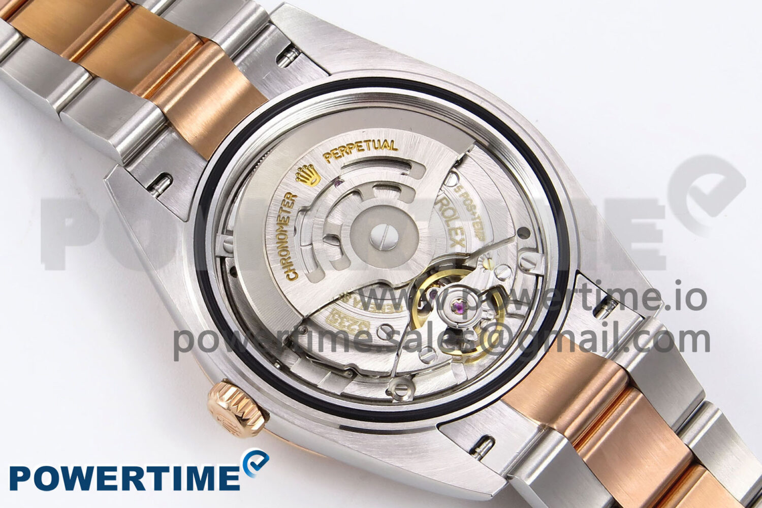 DateJust 41 126331 EWEF 1:1 Best Edition Brown Diamonds Dial on SS/RG Oyster Bracelet A3235 - Image 9