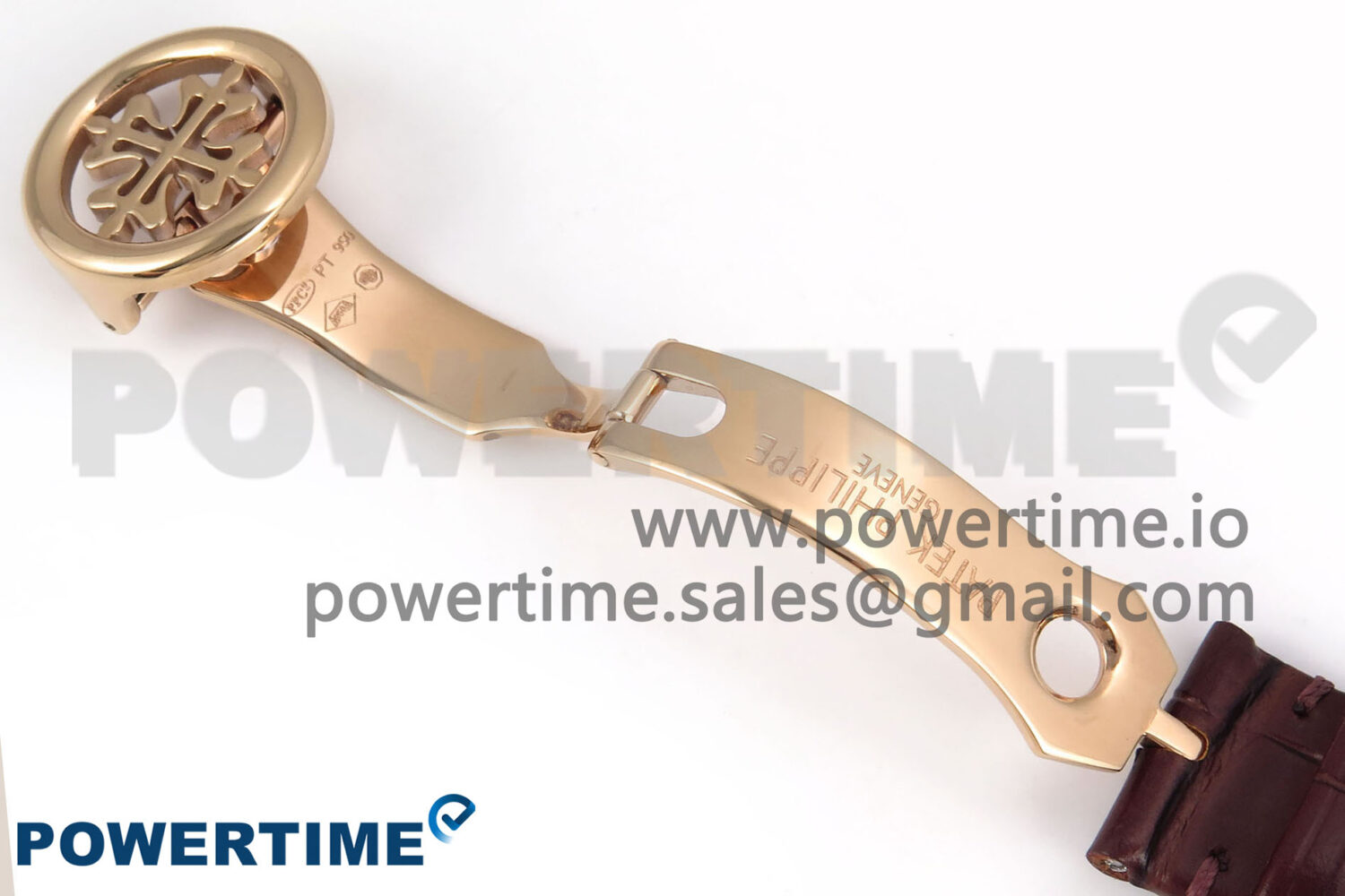 PP Tourbillon RG Diamonds Bezel RMSF Edition White Dial on Brown Leather Strap - Image 14