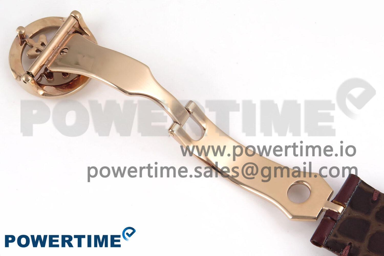 PP Tourbillon RG Diamonds Bezel RMSF Edition White Dial on Brown Leather Strap - Image 15