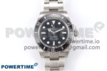 Submariner 41mm 124060 No Date SS EWEF 1:1 Best Edition Black Dial on SS Bracelet A3230