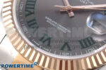 DateJust 41 126331 EWEF 1:1 Best Edition Gray Dial Green Roman Marker on SS/RG Oyster Bracelet A3235 - Image 5