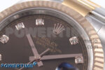 DateJust 41 126331 EWEF 1:1 Best Edition Brown Diamonds Dial on SS/RG Oyster Bracelet A3235 - Image 4