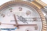 DateJust 41 126331 EWEF 1:1 Best Edition White MOP Dial on SS/RG Oyster Bracelet A3235 - Image 4