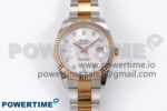 DateJust 41 126331 EWEF 1:1 Best Edition White MOP Dial on SS/RG Oyster Bracelet A3235