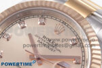 DateJust 41 126331 EWEF 1:1 Best Edition RG Diamonds Dial on SS/RG Oyster Bracelet A3235 - Image 4
