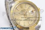 DateJust 41 126333 EWEF 1:1 Best Edition YG Textured Dial on SS/YG Oyster Bracelet A3235 - Image 2