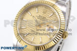 DateJust 41 126333 EWEF 1:1 Best Edition YG Textured Dial on SS/YG Oyster Bracelet A3235 - Image 3