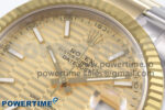 DateJust 41 126333 EWEF 1:1 Best Edition YG Textured Dial on SS/YG Oyster Bracelet A3235 - Image 4