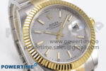 DateJust 41 126333 EWEF 1:1 Best Edition Silver Stick Dial on SS/YG Oyster Bracelet A3235 - Image 2