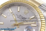 DateJust 41 126333 EWEF 1:1 Best Edition Silver Stick Dial on SS/YG Oyster Bracelet A3235 - Image 4