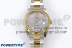 DateJust 41 126333 EWEF 1:1 Best Edition Silver Stick Dial on SS/YG Oyster Bracelet A3235
