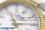 DateJust 41 126333 EWEF 1:1 Best Edition White Stick Dial on SS/YG Oyster Bracelet A3235 - Image 4