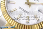 DateJust 41 126333 EWEF 1:1 Best Edition White Stick Dial on SS/YG Oyster Bracelet A3235 - Image 5