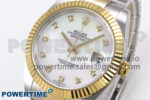 DateJust 41 126333 EWEF 1:1 Best Edition White MOP Dial on SS/YG Oyster Bracelet A3235 - Image 3