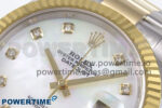 DateJust 41 126333 EWEF 1:1 Best Edition White MOP Dial on SS/YG Oyster Bracelet A3235 - Image 4