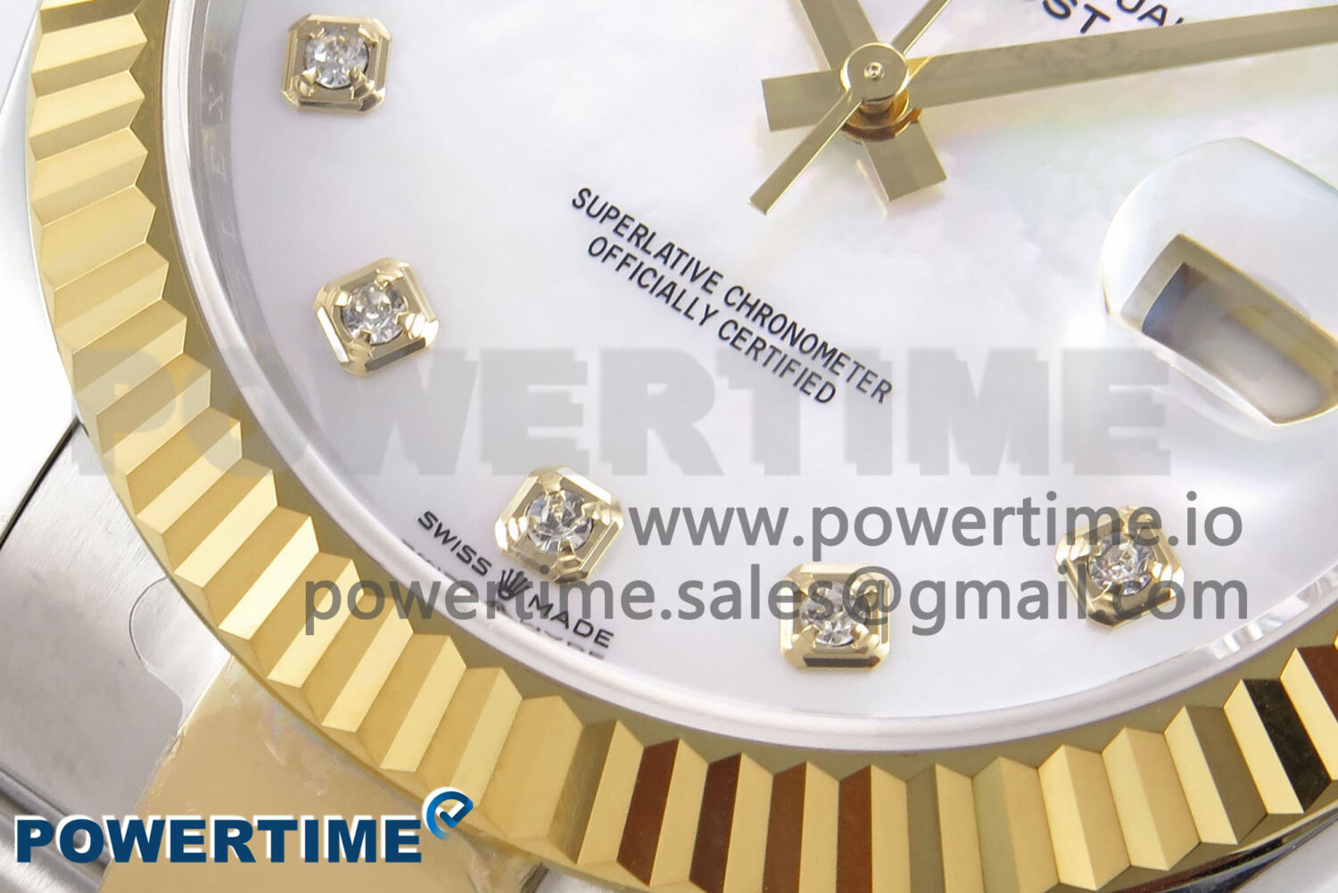 DateJust 41 126333 EWEF 1:1 Best Edition White MOP Dial on SS/YG Oyster Bracelet A3235 - Image 5