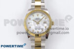DateJust 41 126333 EWEF 1:1 Best Edition White MOP Dial on SS/YG Oyster Bracelet A3235