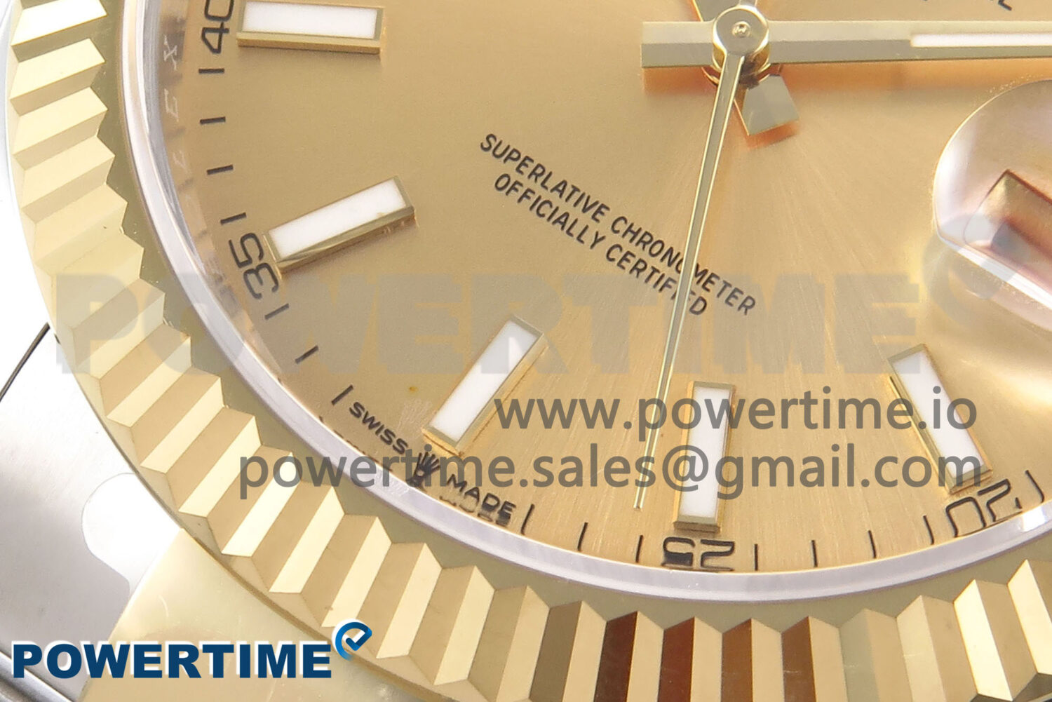 DateJust 41 126333 EWEF 1:1 Best Edition YG Stick Dial on SS/YG Oyster Bracelet A3235 - Image 5