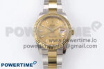 DateJust 41 126333 EWEF 1:1 Best Edition YG Stick Dial on SS/YG Oyster Bracelet A3235