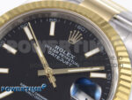 DateJust 41 126333 EWEF 1:1 Best Edition Black Stick Dial on SS/YG Oyster Bracelet A3235 - Image 4