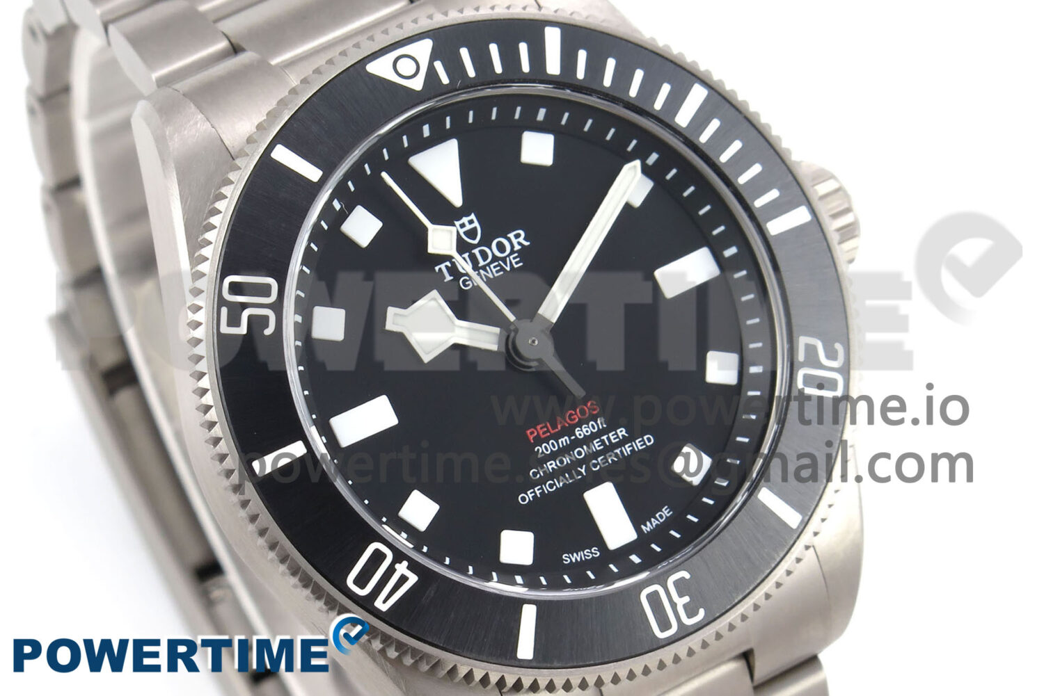 Pelagos M25407N-0001 39mm Black Ceramic Ti ZF 1:1 Best Edition Black Dial on Titanium Bracelet A2824 - Image 2