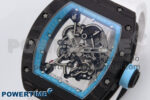 RM055 NTPT YSF 1:1 Best Edition Blue Bezel Blue Crown on White Rubber Strap RMUL2 Super Clone - Image 3