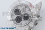 Daytona AET Remould N6F 1:1 Best Edition Meteorite Dial on White Rubber Strap SA4130 - Image 3