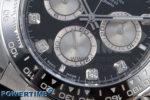 Daytona 126519LN SS Clean 1:1 Best Edition Black Diamonds Dial on Oysterflex Rubber Strap SH4131 - Image 5