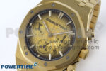 Royal Oak Chrono 26240BA YG BF Best Edition YG Dial on YG Bracelet A7750 - Image 3
