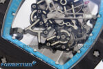 RM055 NTPT YSF 1:1 Best Edition Blue Bezel Blue Crown on White Rubber Strap RMUL2 Super Clone - Image 5