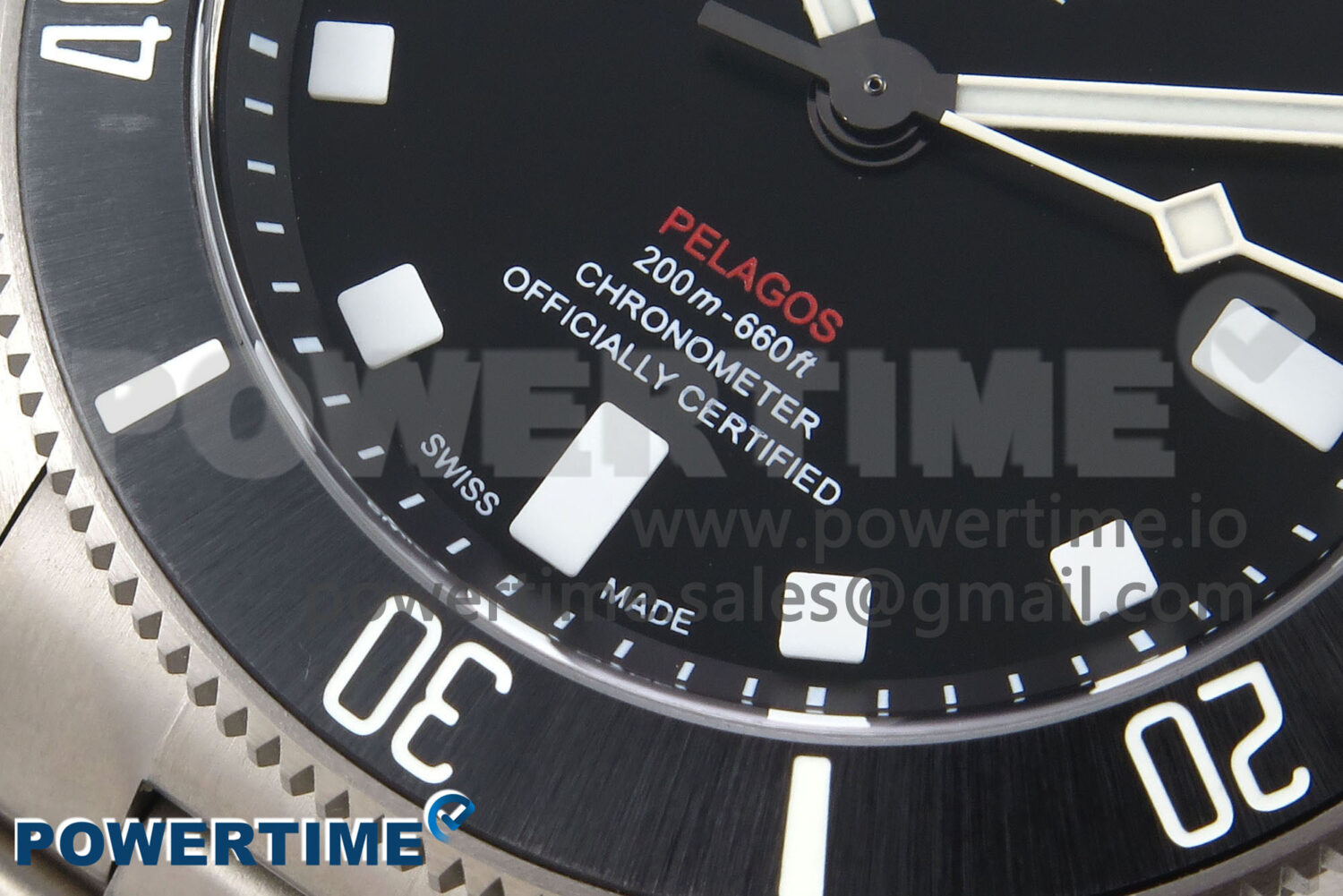 Pelagos M25407N-0001 39mm Black Ceramic Ti ZF 1:1 Best Edition Black Dial on Titanium Bracelet A2824 - Image 5