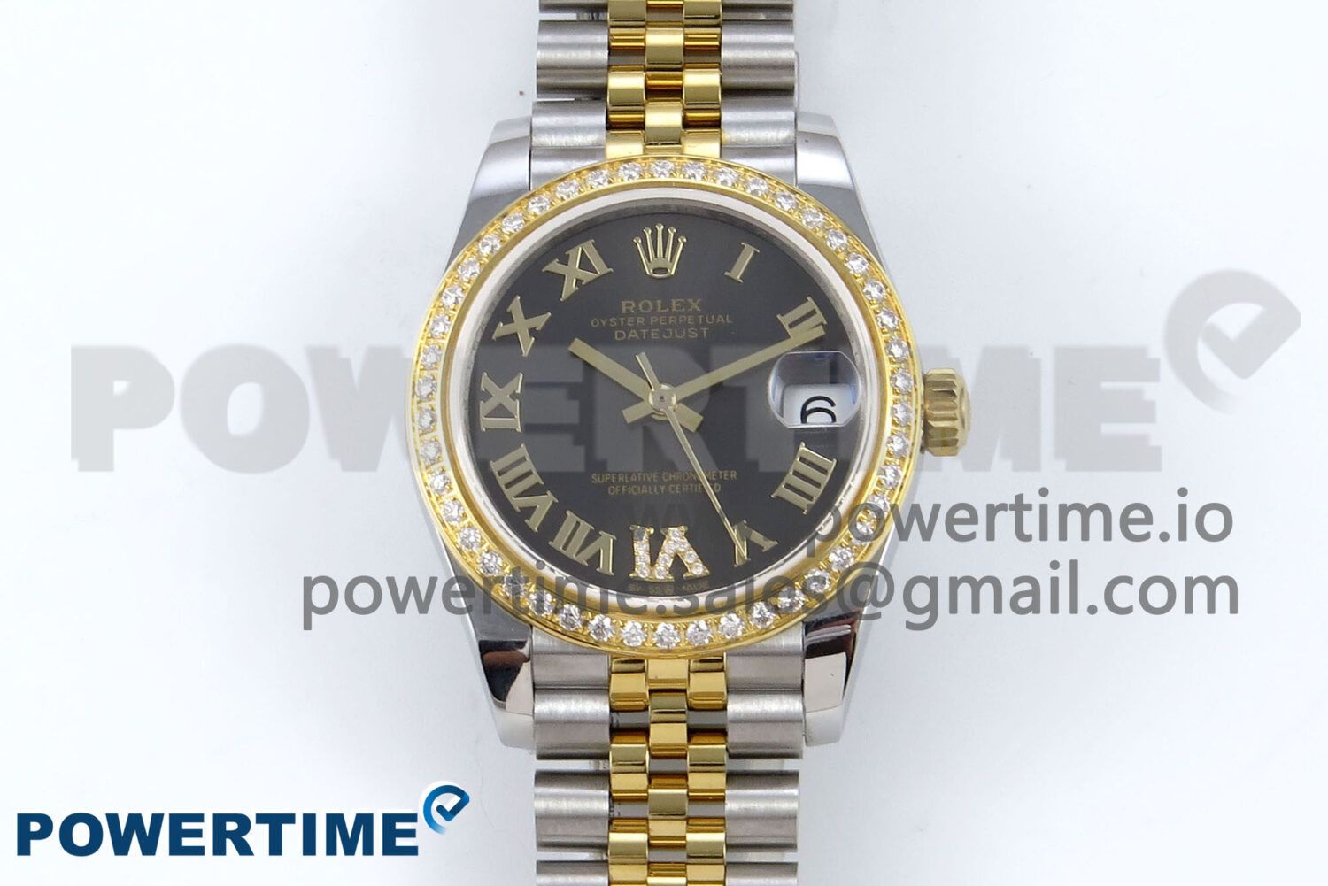 DateJust 31 278383RBR ARF 1:1 Best Edition 904L Steel Gray Roman Diamonds Dial on SS/YG Jubilee Bracelet HZ2236 - Image 1