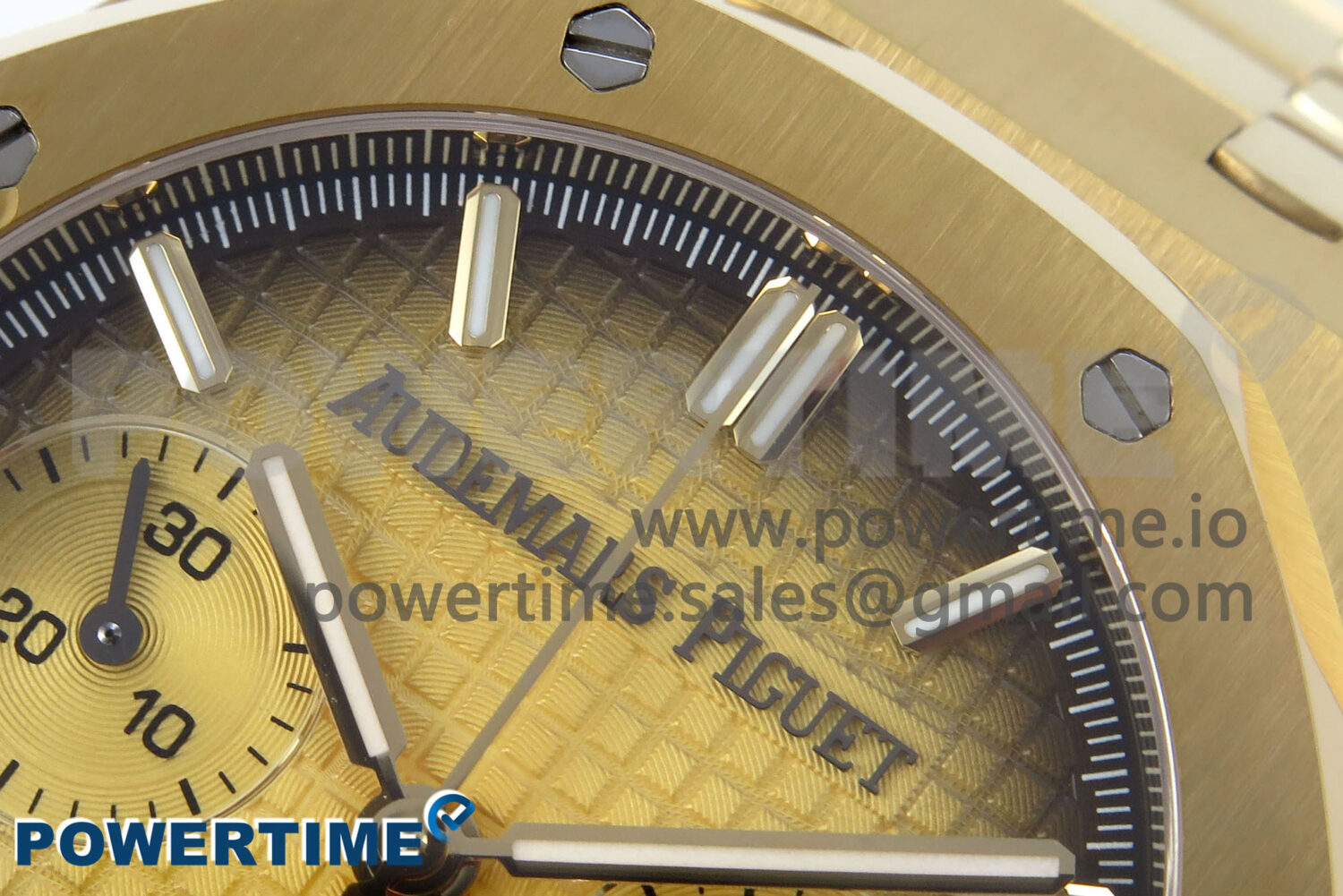 Royal Oak Chrono 26240BA YG BF Best Edition YG Dial on YG Bracelet A7750 - Image 4
