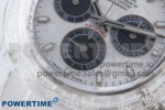 Daytona AET Remould N6F 1:1 Best Edition Meteorite Dial on White Rubber Strap SA4130 - Image 5