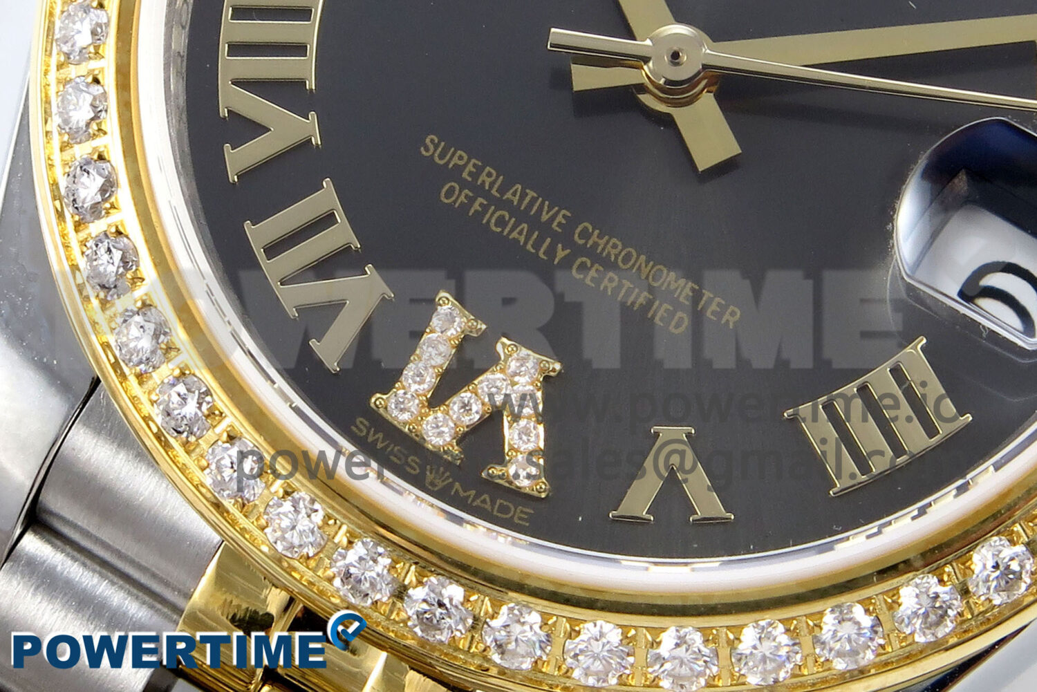 DateJust 31 278383RBR ARF 1:1 Best Edition 904L Steel Gray Roman Diamonds Dial on SS/YG Jubilee Bracelet HZ2236 - Image 5