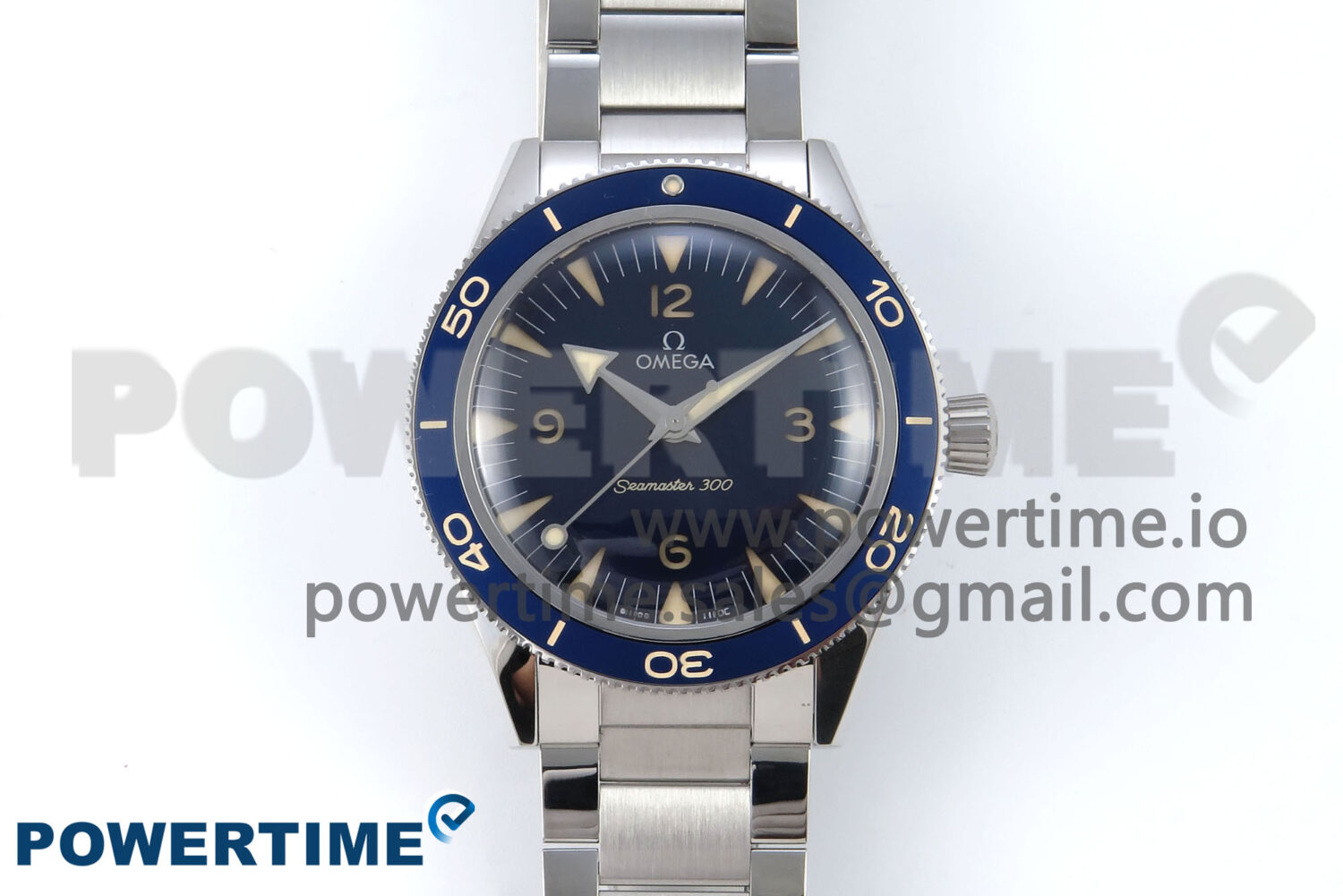 Seamaster 300 Heritage SS VSF 1:1 Best Edition Blue Dial on SS Bracelet A8912 - Image 1
