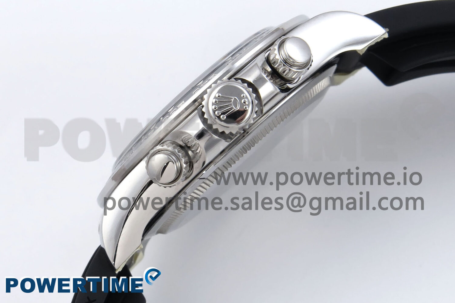 Daytona 126519LN SS Clean 1:1 Best Edition Black Diamonds Dial on Oysterflex Rubber Strap SH4131 - Image 7