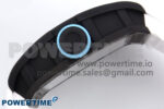 RM055 NTPT YSF 1:1 Best Edition Blue Bezel Blue Crown on White Rubber Strap RMUL2 Super Clone - Image 6