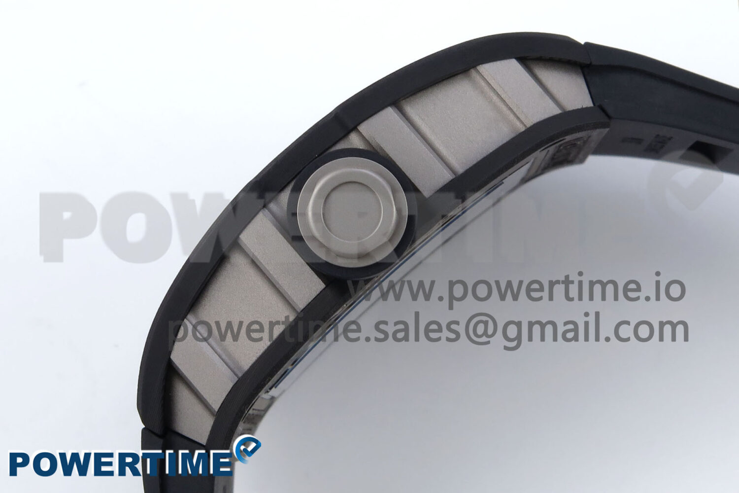 RM055 NTPT APSF 1:1 Best Edition Black Bezel Black Crown on Rubber Strap RMUL2 Super Clone - Image 6