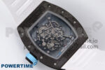 RM055 NTPT YSF 1:1 Best Edition Blue Bezel Blue Crown on White Rubber Strap RMUL2 Super Clone - Image 8