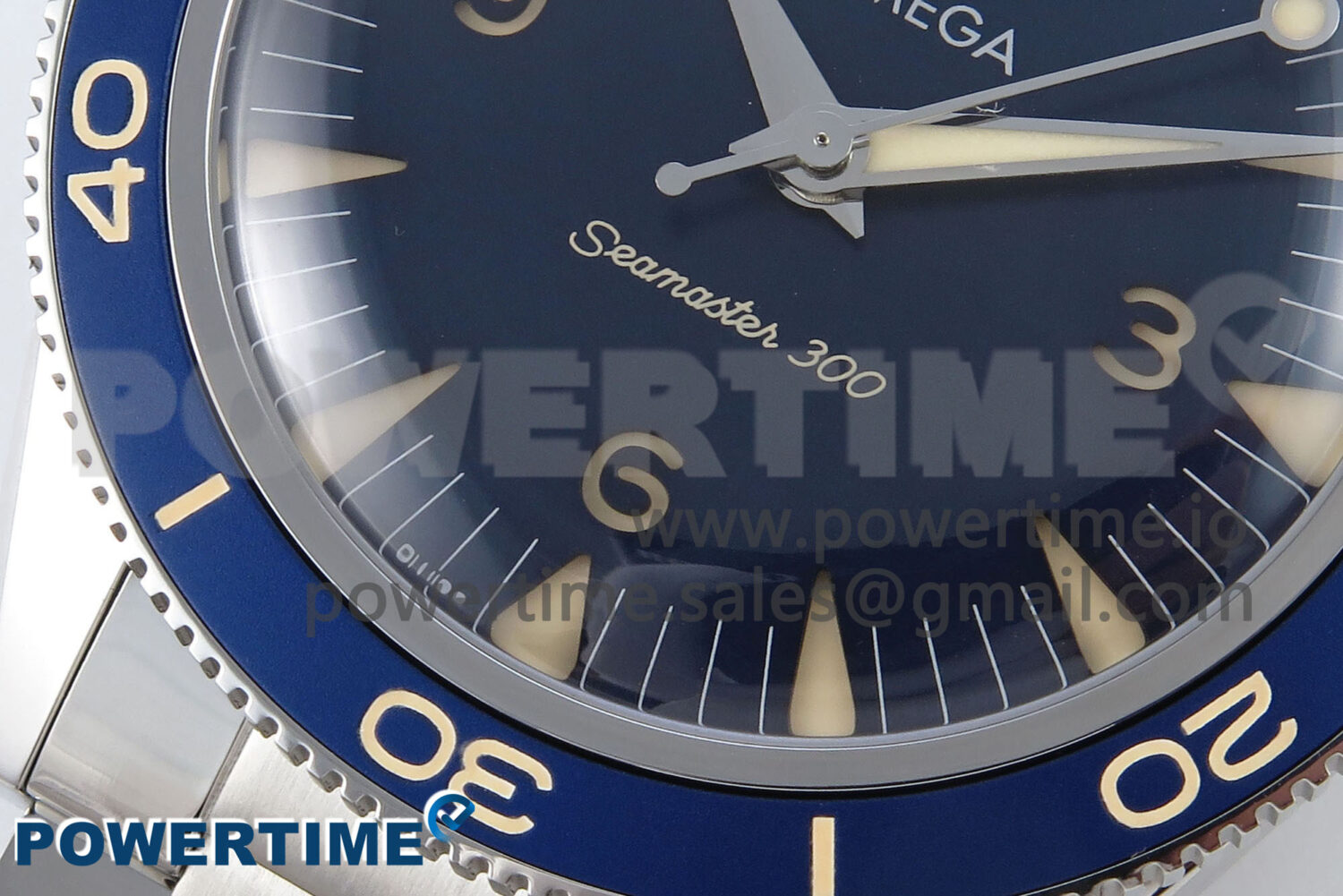 Seamaster 300 Heritage SS VSF 1:1 Best Edition Blue Dial on SS Bracelet A8912 - Image 5