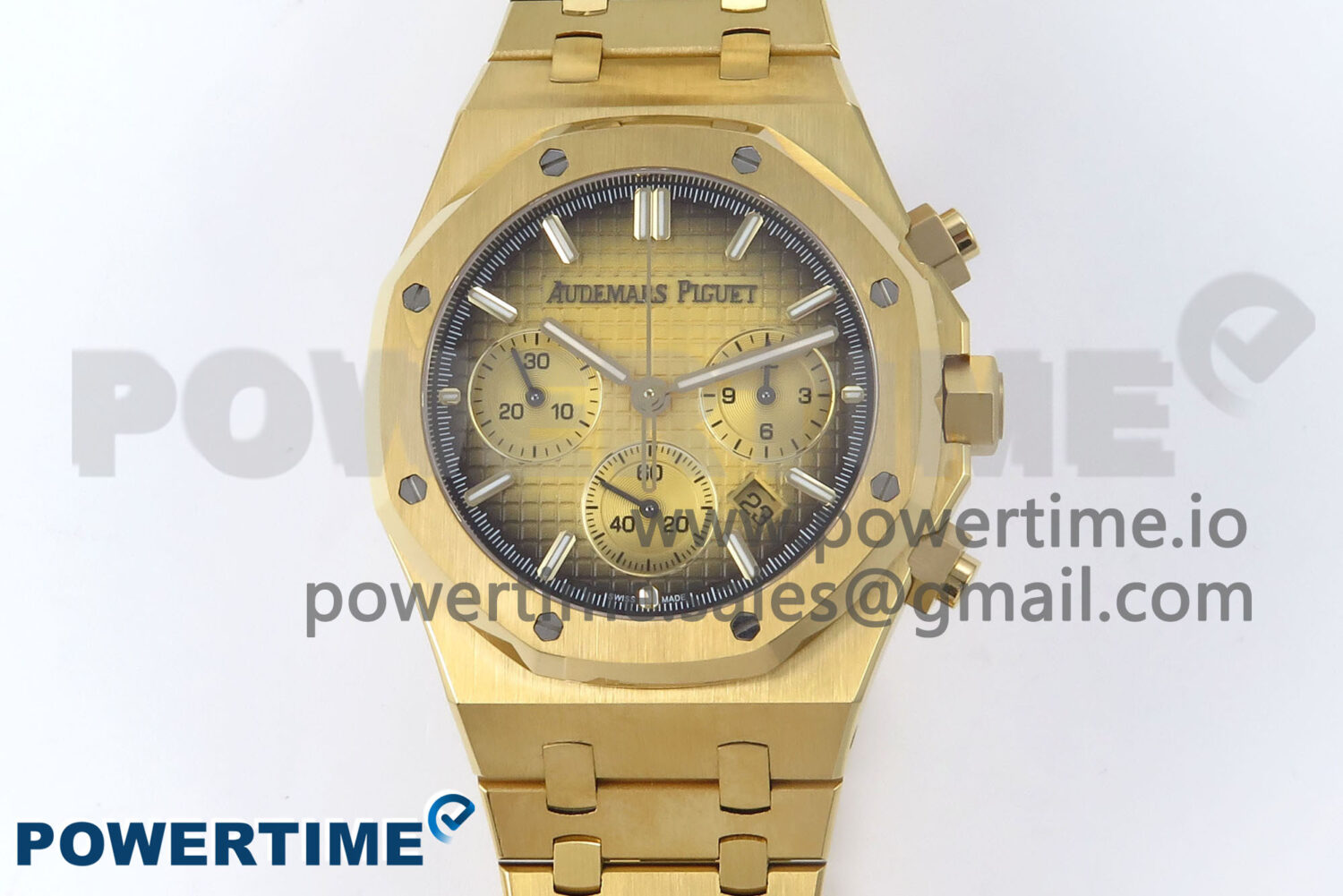 Royal Oak Chrono 26240BA YG BF Best Edition YG Dial on YG Bracelet A7750 - Image 1