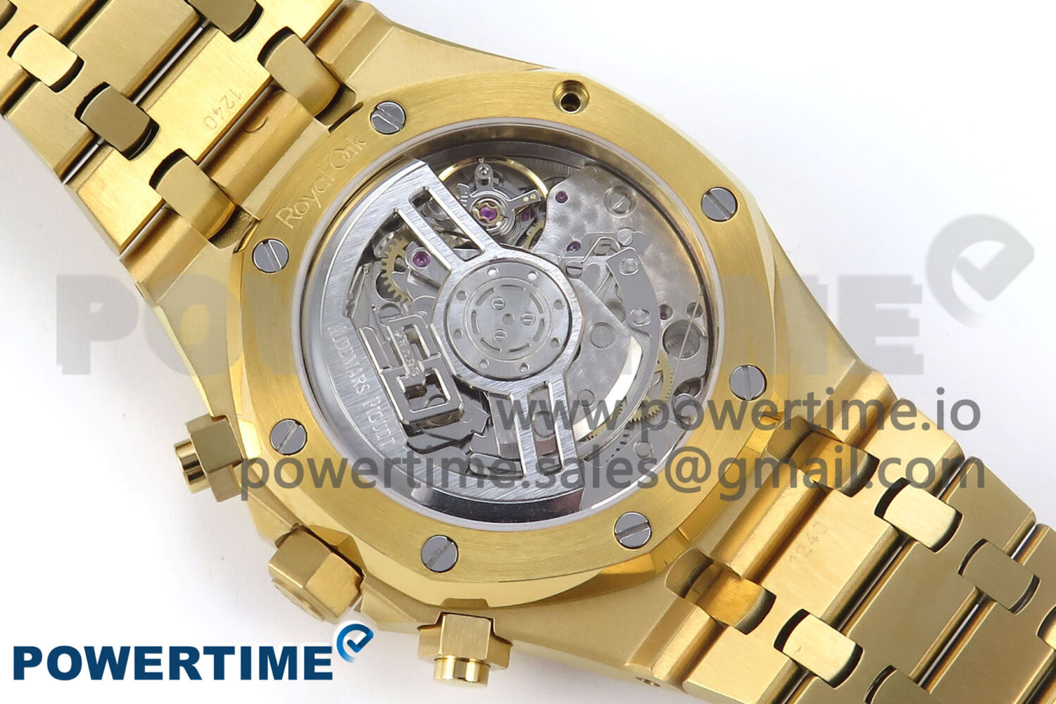 Royal Oak Chrono 26240BA YG BF Best Edition YG Dial on YG Bracelet A7750 - Image 8