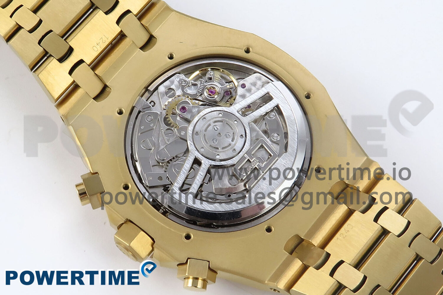 Royal Oak Chrono 26240BA YG BF Best Edition YG Dial on YG Bracelet A7750 - Image 9