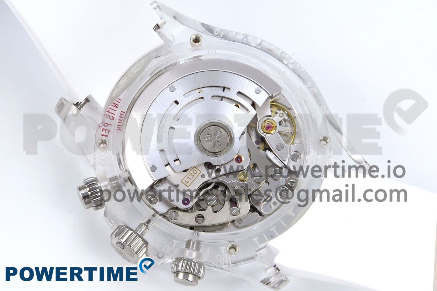 Daytona AET Remould N6F 1:1 Best Edition Meteorite Dial on White Rubber Strap SA4130 - Image 9