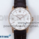 Code 11.59 RG 15210 APSF 1:1 Best Edition White Dial on Brown Leather Strap SA4302 Super Clone
